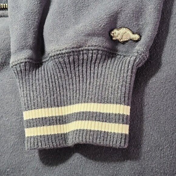 Vintage Roots Men's Sweater Size XL 1/4 Zip Fleece Blue - Picture 6 of 8